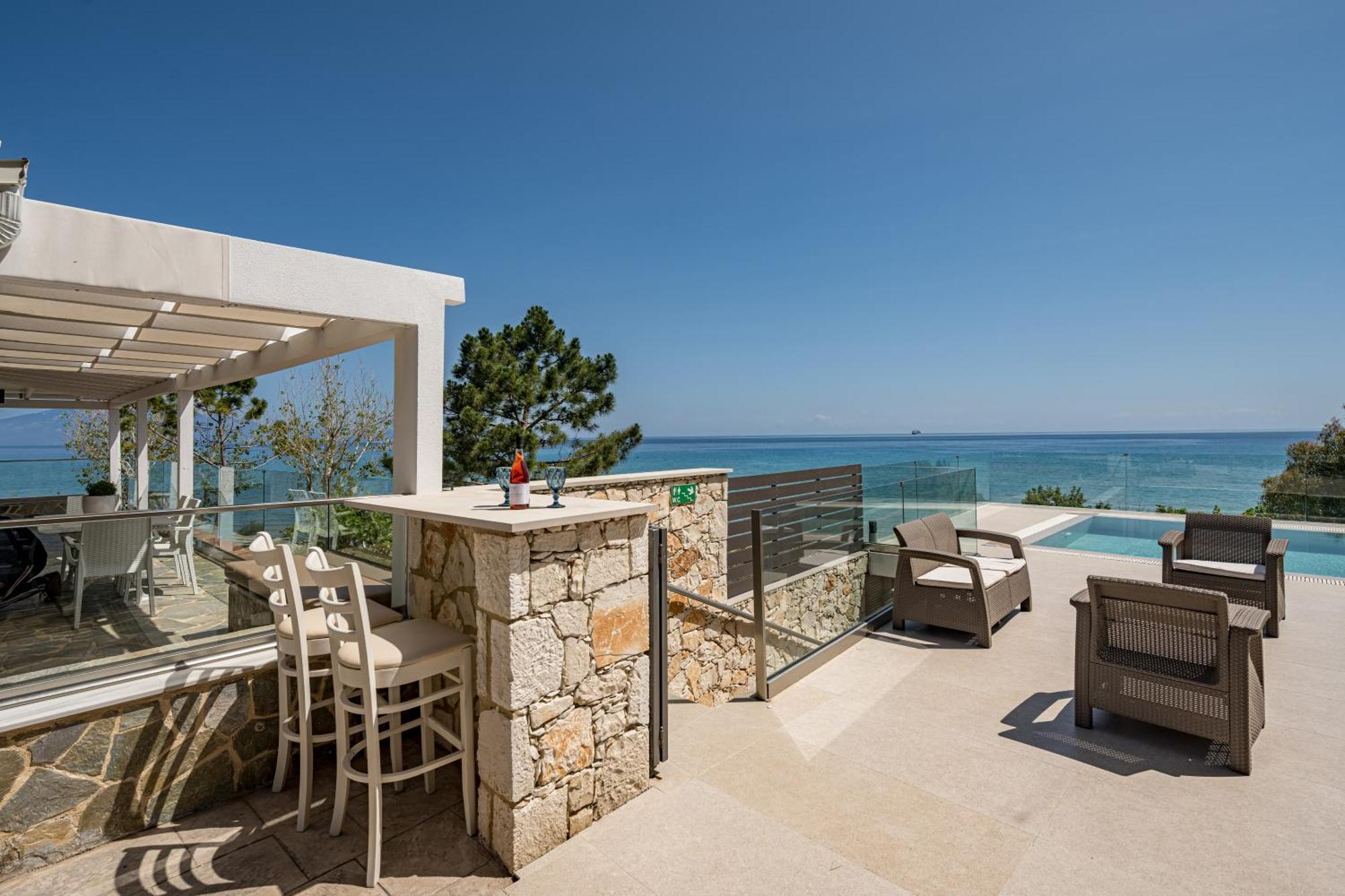 Addimare Sea View Villa, And Events Venue أليكيس المظهر الخارجي الصورة